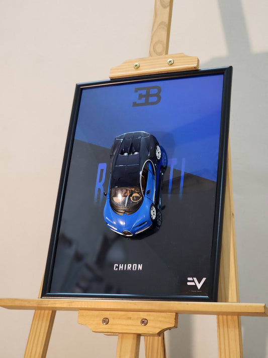 Bugatti Chiron Official Diecast Frame