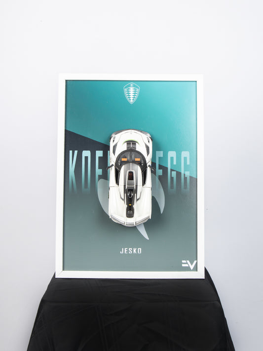 Koenigsegg Jesko Diecast Frame