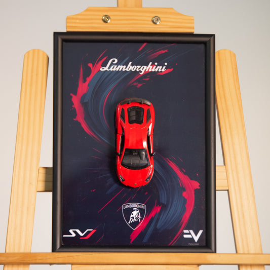 Lamborghini Aventador SVJ Diecast Frame