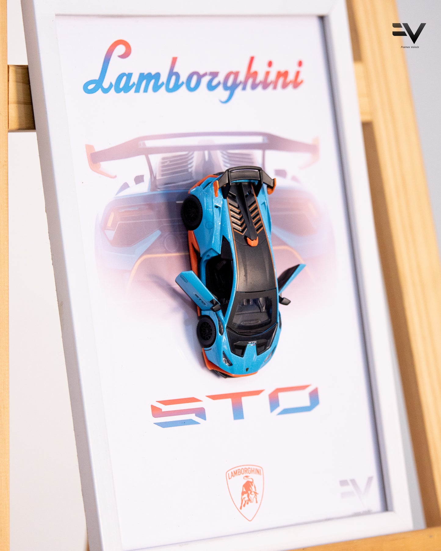 Lamborghini Huracán STO Diecast Frame