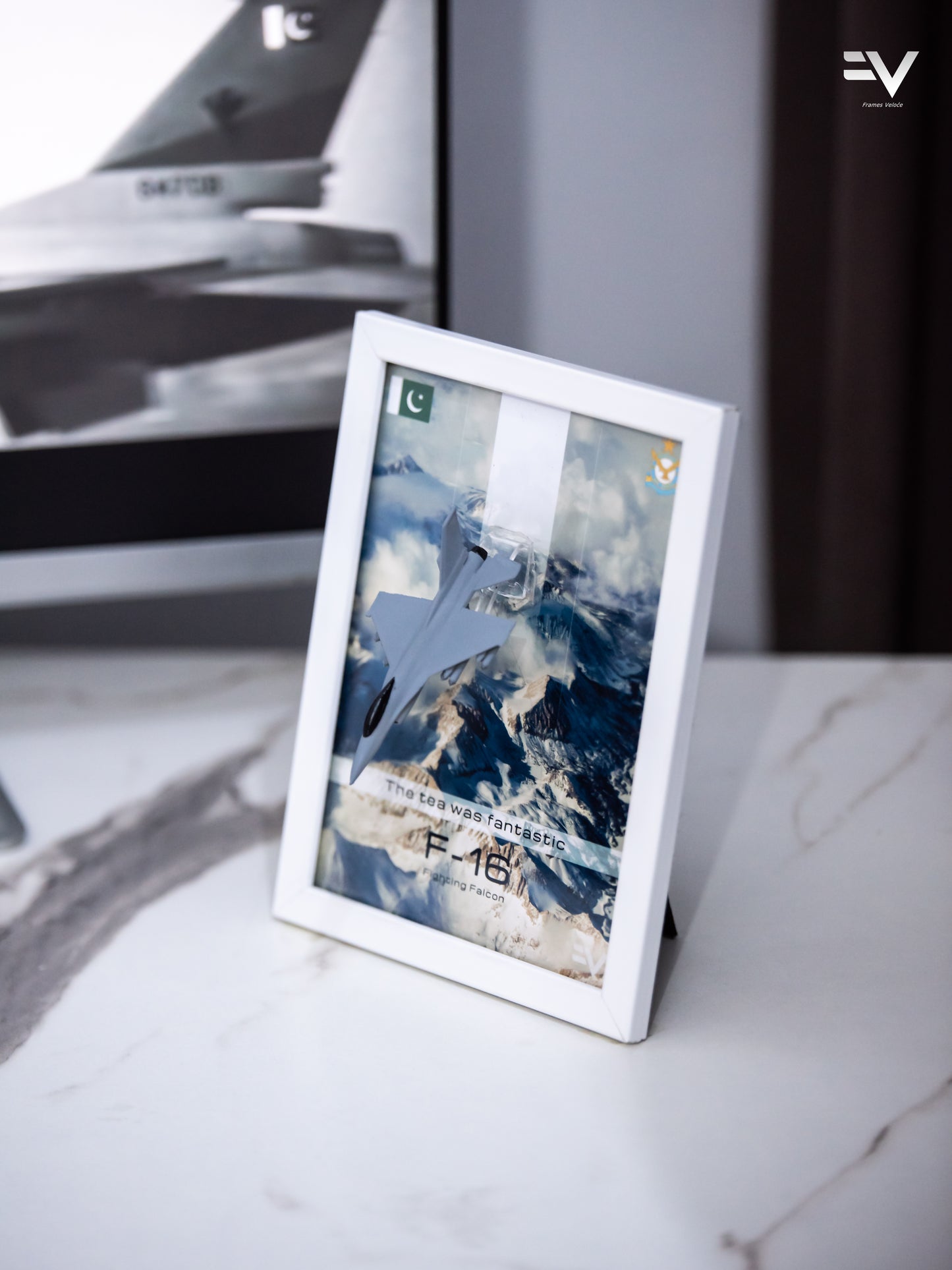 3D-Printed F-16 Desktop Frame