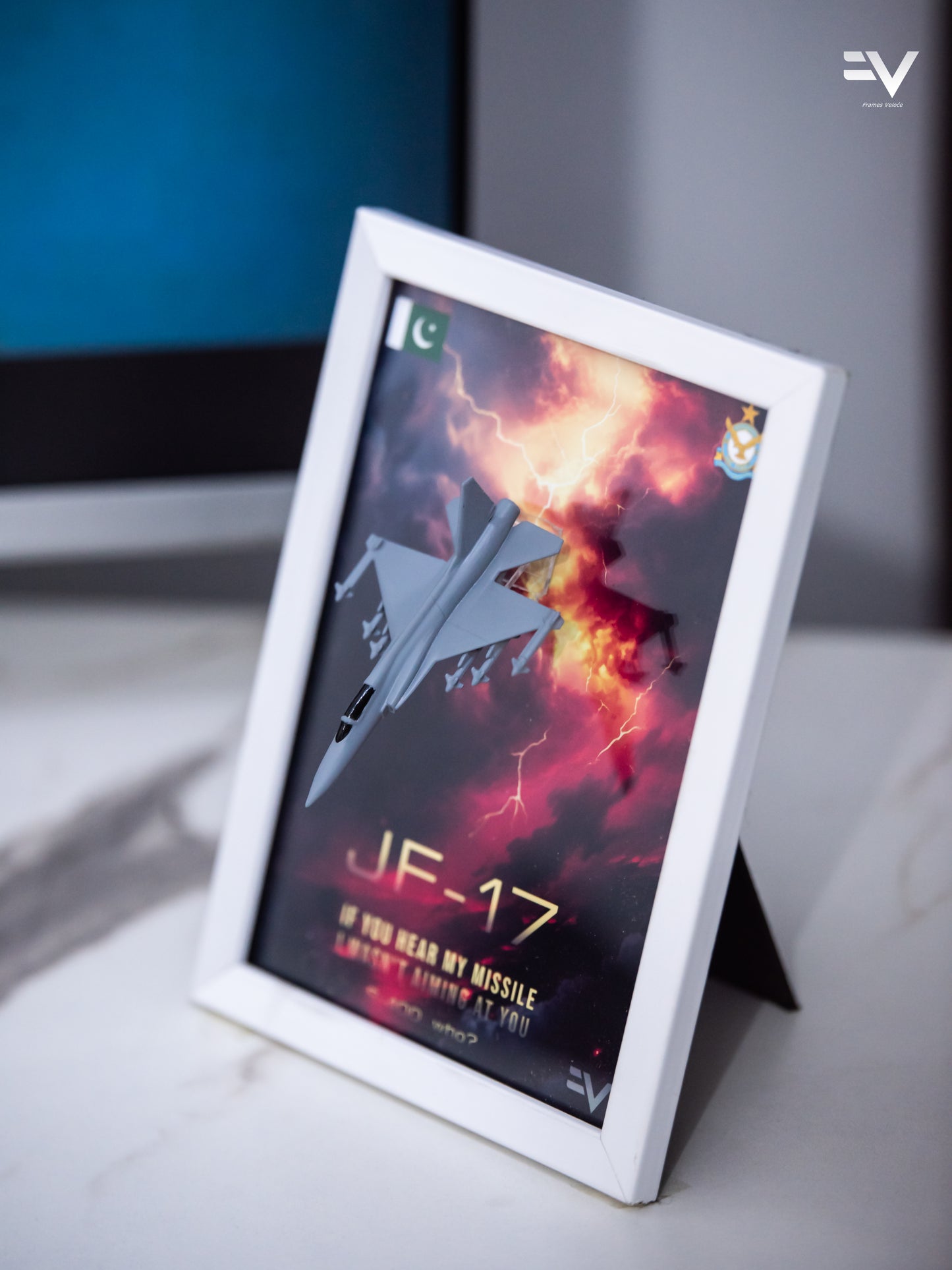 3D-Printed JF-17 Desktop Frame