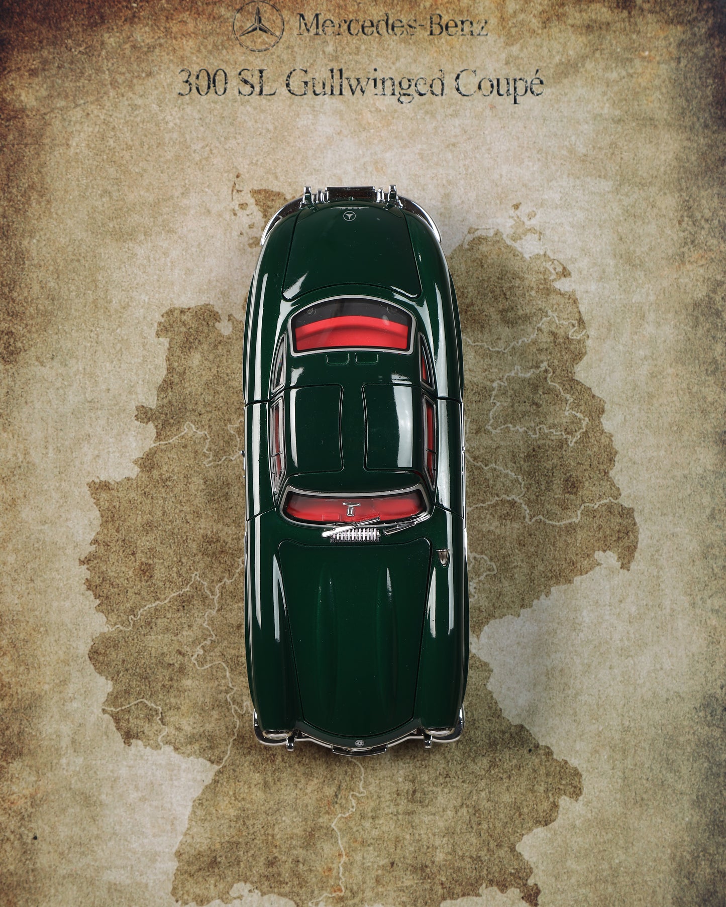 Mercedes Benz 300 SL Gullwing Diecast Frame