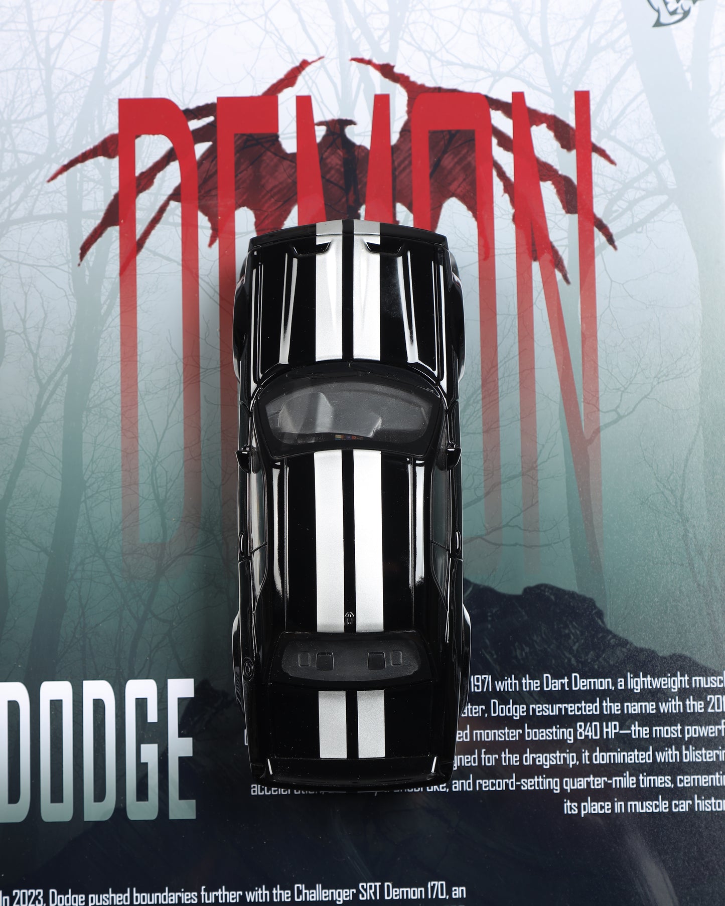 Dodge Demon Diecast Frame