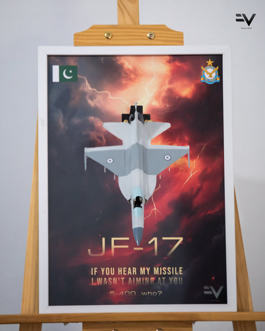 3D-Printed JF-17 Open Canopy