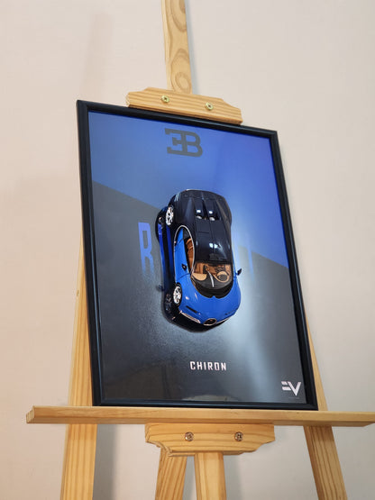 Bugatti Chiron Official Diecast Frame