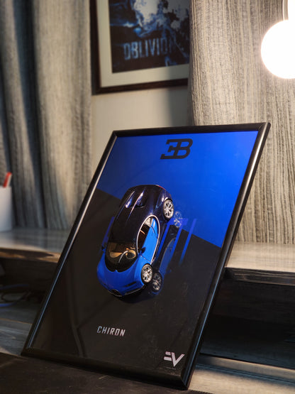 Bugatti Chiron Official Diecast Frame