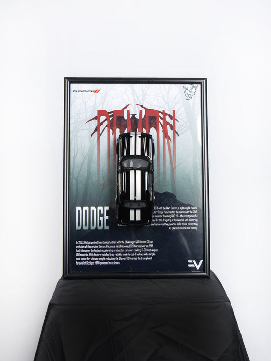 Dodge Demon Diecast Frame
