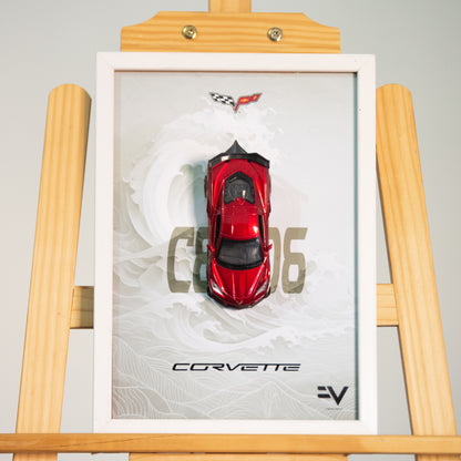 Chevrolet Corvette C8 Diecast Frame