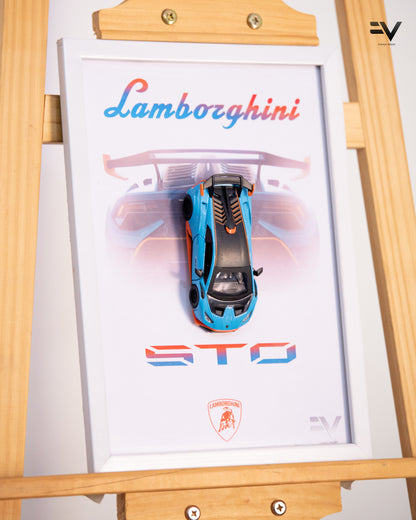 Lamborghini Huracán STO Diecast Frame