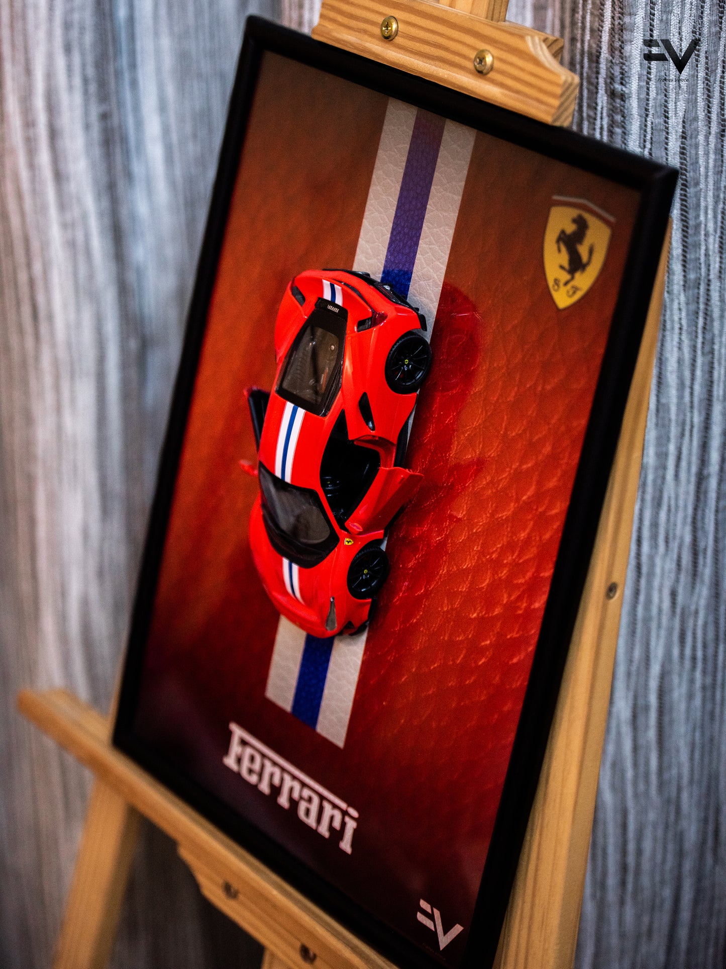 Ferrari 488 Pista Official Licensed Diecast Frame