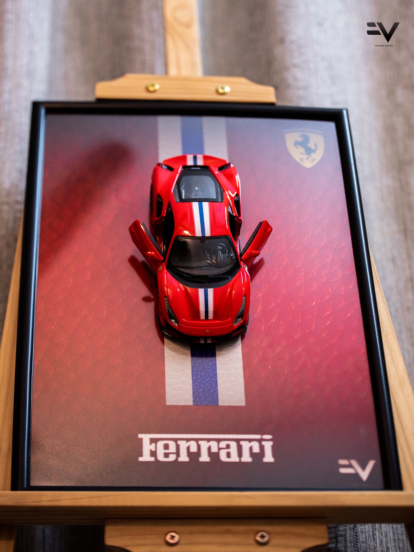 Ferrari 488 Pista Official Licensed Diecast Frame