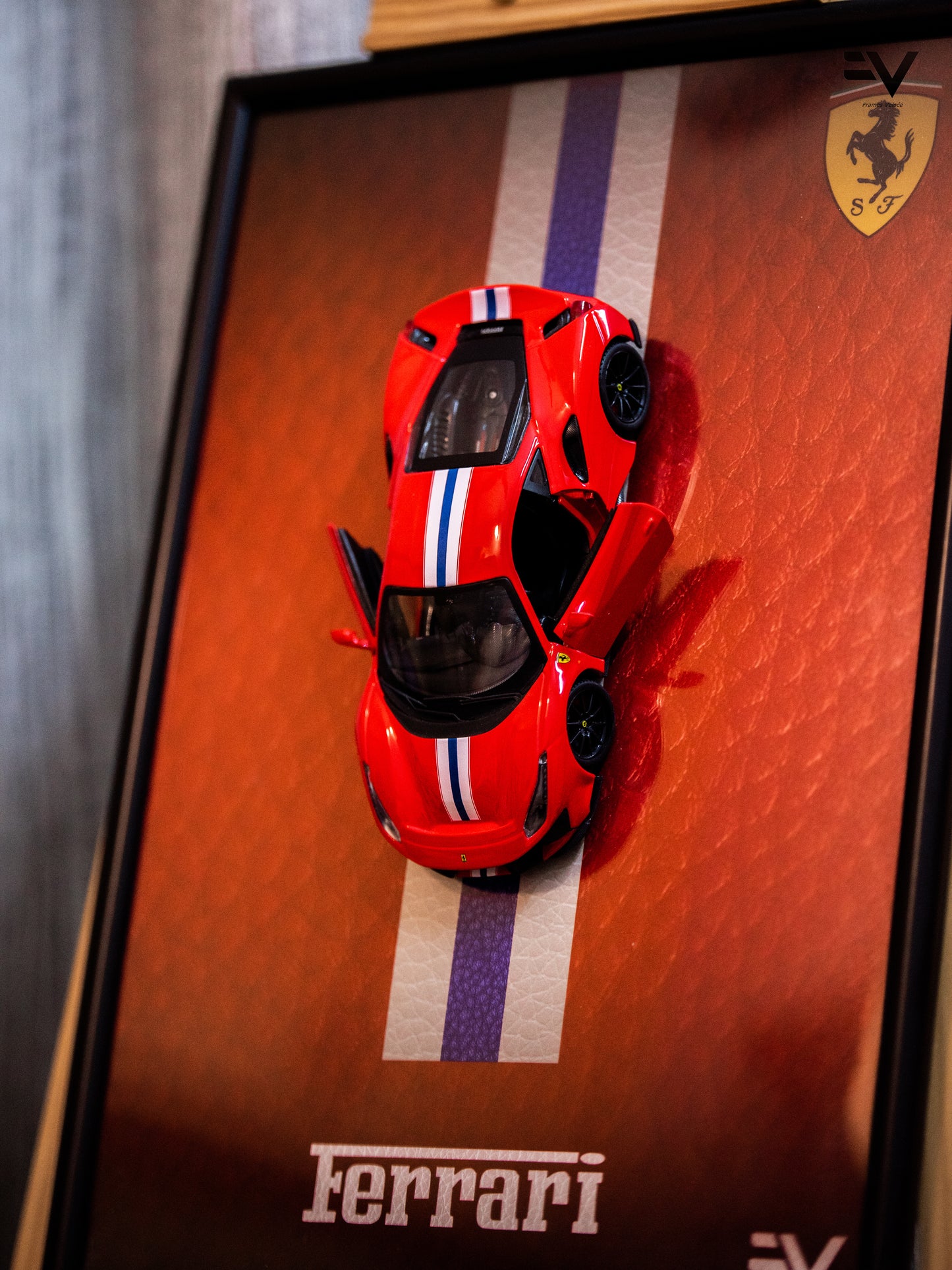 Ferrari 488 Pista Official Licensed Diecast Frame