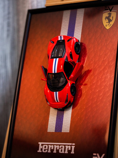 Ferrari 488 Pista Official Licensed Diecast Frame