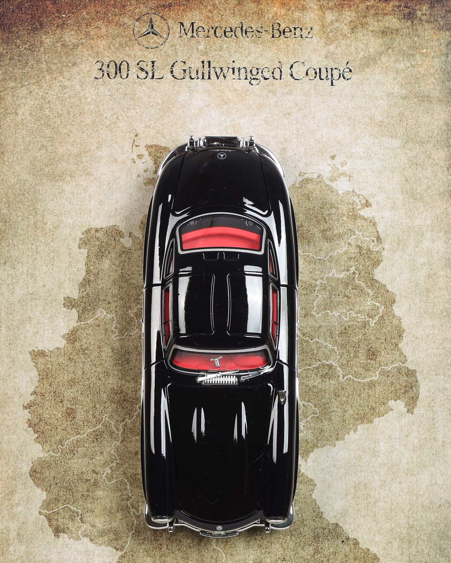 Mercedes Benz 300 SL Gullwing Diecast Frame