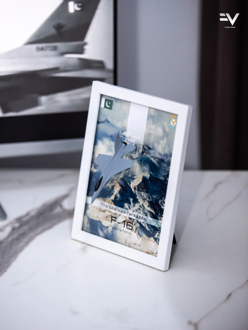 3D-Printed F-16 Desktop Frame